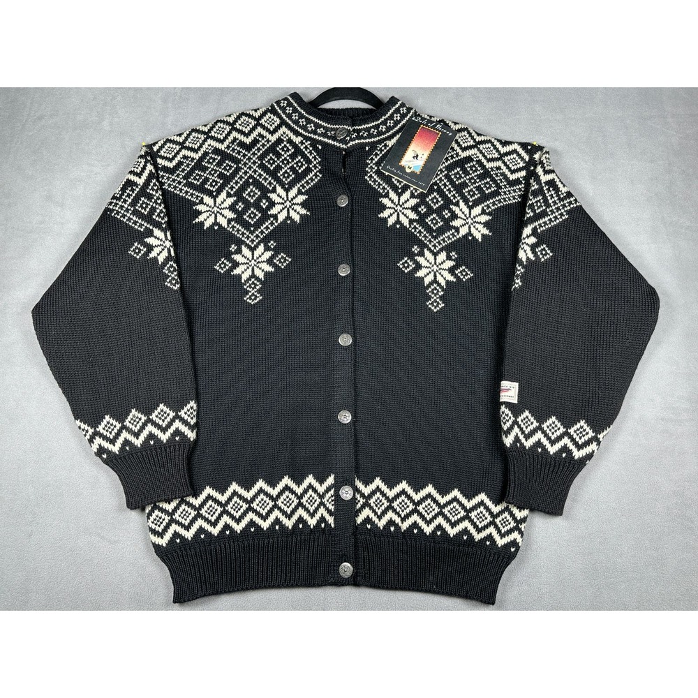 Dale of Norway Norwegian Women's Cardigan Sweater Size Large - 5478F - NWT